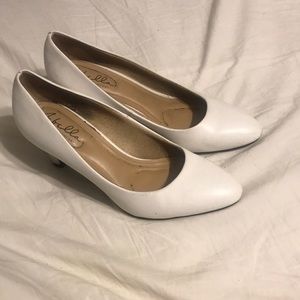 Classic White Heels **$10 Sale**